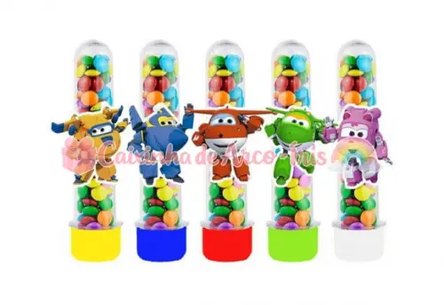 Apliques para Tubetes: Super Wings