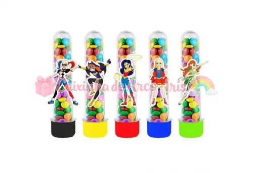 Apliques para Tubetes: Super Hero Girls