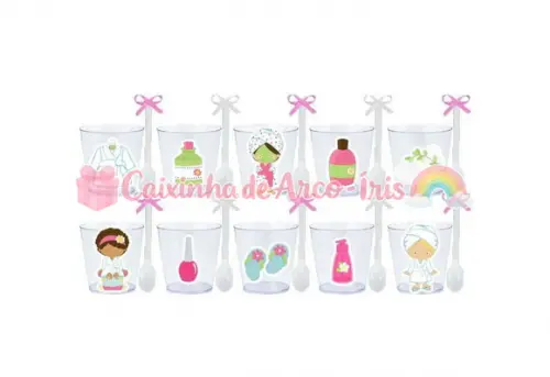 Copinhos com Colherzinhas: Spa