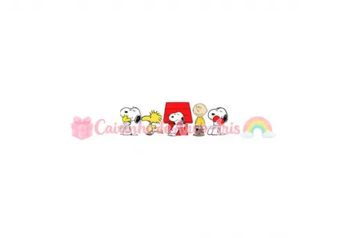 100 Mini Apliques 3,5cm: Snoopy