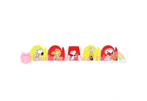 100 Forminhas / Toppers: Snoopy