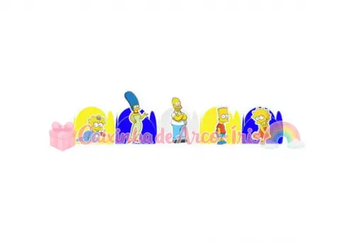 100 Forminhas / Toppers: Simpsons