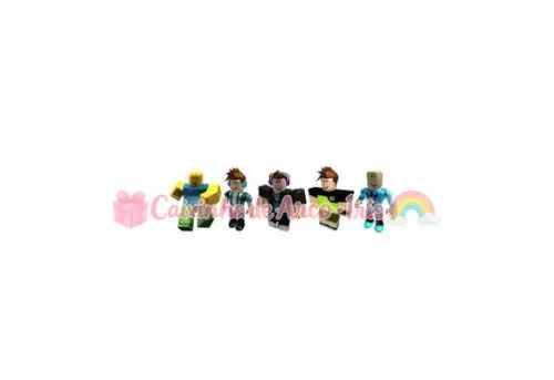 100 Mini Apliques 3,5cm: Roblox Menino