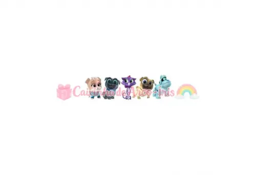 100 Mini Apliques 3,5cm: Puppy Dog Pals