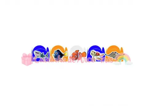 100 Forminhas / Toppers: Procurando Nemo