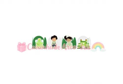 100 Forminhas / Toppers: Princesa Tiana