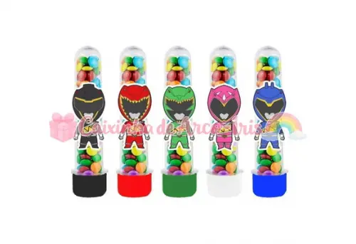 Apliques para Tubetes: Power Rangers Dino Super Charge