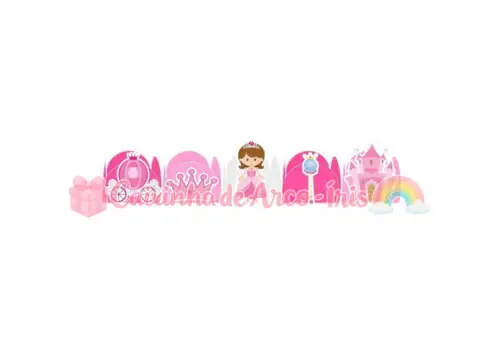 100 Forminhas / Toppers: Princesa Realeza