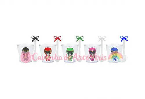 Copinhos com Colherzinhas: Power Rangers Dino Super Charge