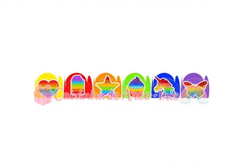 100 Forminhas / Toppers: Pop It Fidget Toy