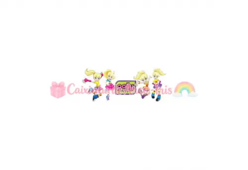 100 Mini Apliques 3,5cm: Polly Pocket