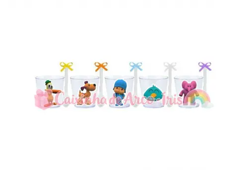 Copinhos com Colherzinhas: Pocoyo