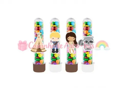 Apliques para Tubetes: Pocahontas Cute