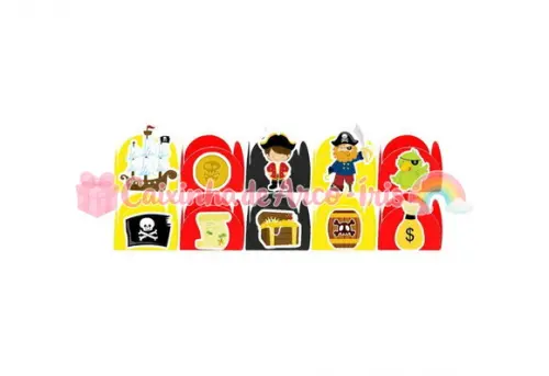 100 Forminhas / Toppers: Pirata Menino