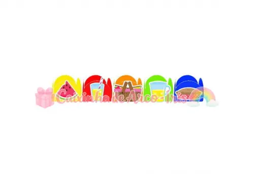 100 Forminhas / Toppers: Picnic