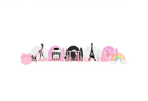 100 Forminhas / Toppers: Paris