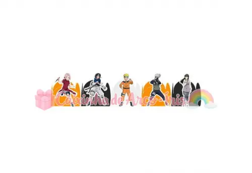 100 Forminhas / Toppers: Naruto
