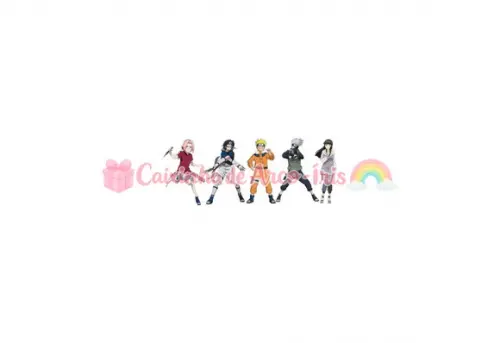 100 Mini Apliques 3,5cm: Naruto