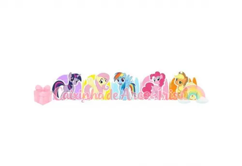 100 Forminhas / Toppers: My Little Pony