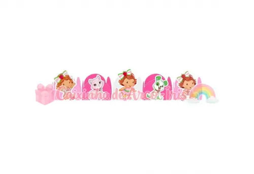 100 Forminhas / Toppers: Moranguinho Baby