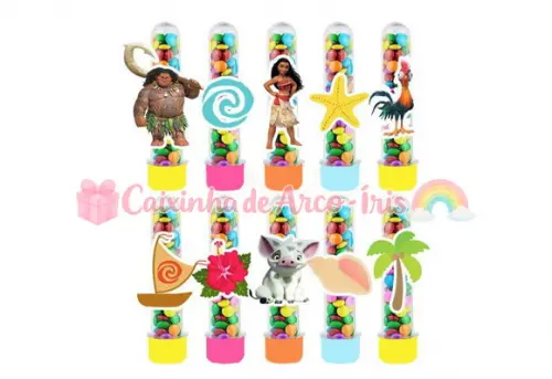 Apliques para Tubetes: Moana