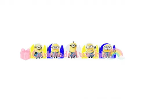 100 Forminhas / Toppers: Minions