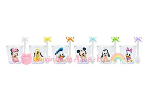Copinhos com Colherzinhas: Mickey Baby