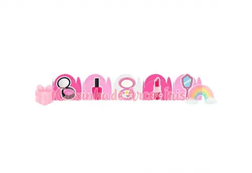 100 Forminhas / Toppers: Maquiagem