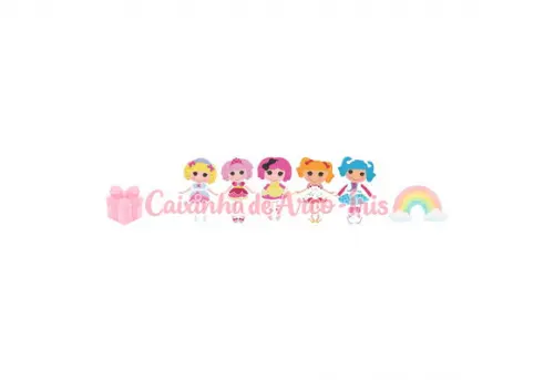 100 Mini Apliques 3,5cm: Lalaloopsy