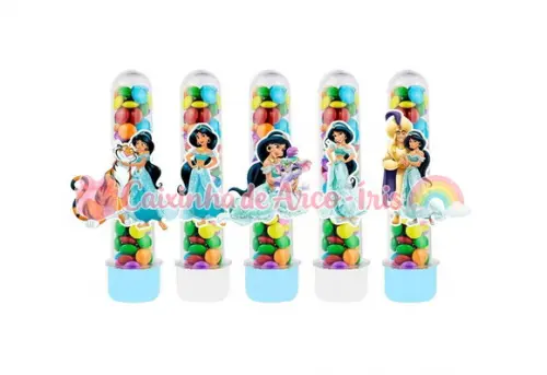 Tubetes com Apliques 3d: Jasmine