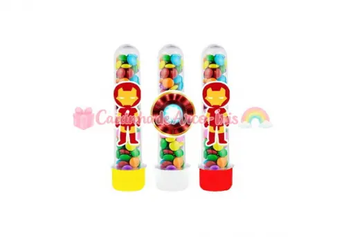 Apliques para Tubetes: Homem de Ferro Cute