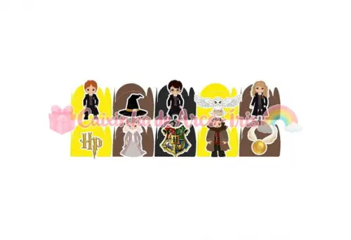100 Forminhas / Toppers: Harry Potter
