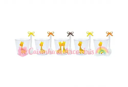 Copinhos com Colherzinhas: Girafinha