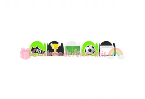 100 Forminhas / Toppers: Futebol
