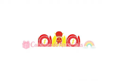 100 Forminhas / Toppers: Flash