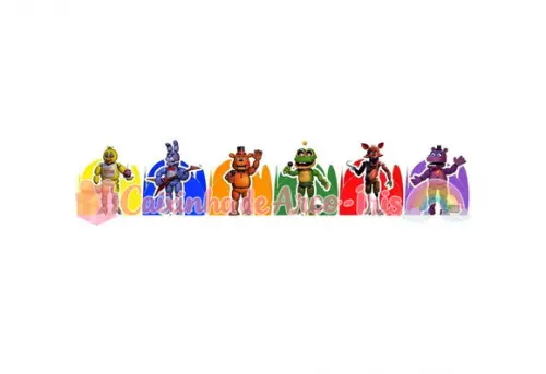 100 Forminhas / Toppers: Five Nights At Freddy's