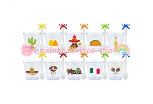 Copinhos com Colherzinhas: Festa Mexicana