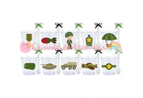 Copinhos com Colherzinhas: Exército