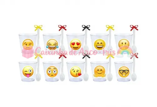 Copinhos com Colherzinhas: Emoji