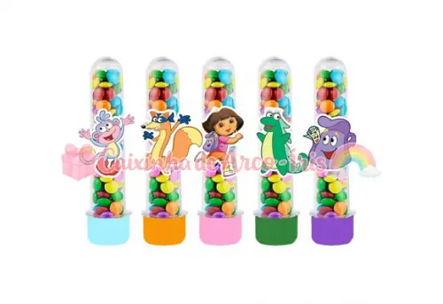 Apliques para Tubetes: Dora, a Aventureira