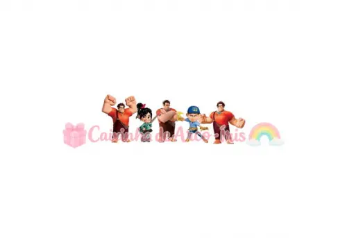 100 Mini Apliques 3,5cm: Detona Ralph