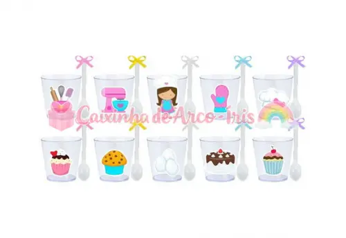 Copinhos com Colherzinhas: Confeitaria
