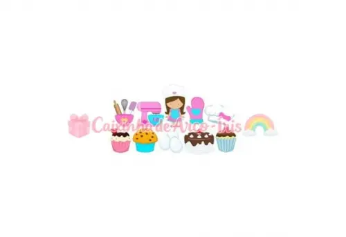 100 Mini Apliques 3,5cm: Confeitaria