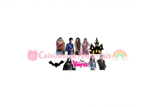 100 Mini Apliques 3,5cm: Chica Vampiro