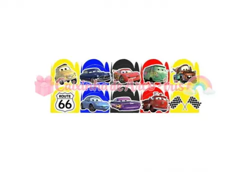 100 Forminhas / Toppers: Carros
