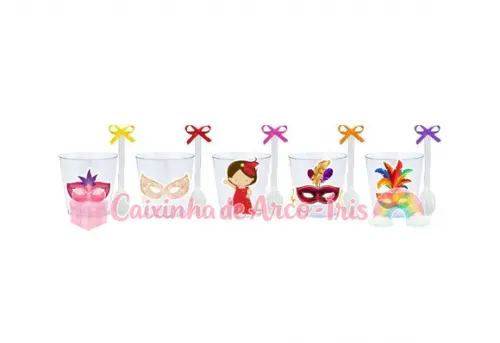Copinhos com Colherzinhas: Carnaval Menina