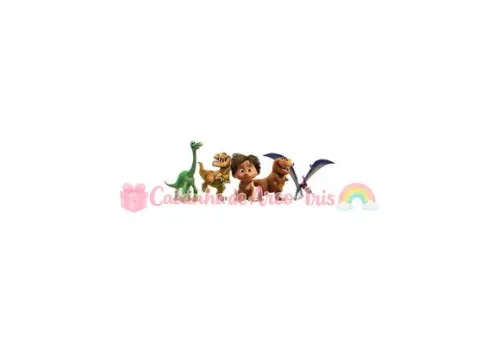 100 Mini Apliques 3,5cm: Bom Dinossauro