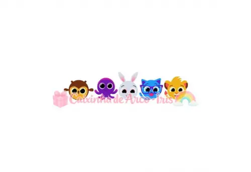 100 Mini Apliques 3,5cm: Bolofofos