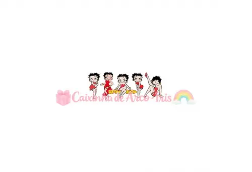 100 Mini Apliques 3,5cm: Betty Boop