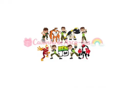 100 Mini Apliques 3,5cm: Ben 10